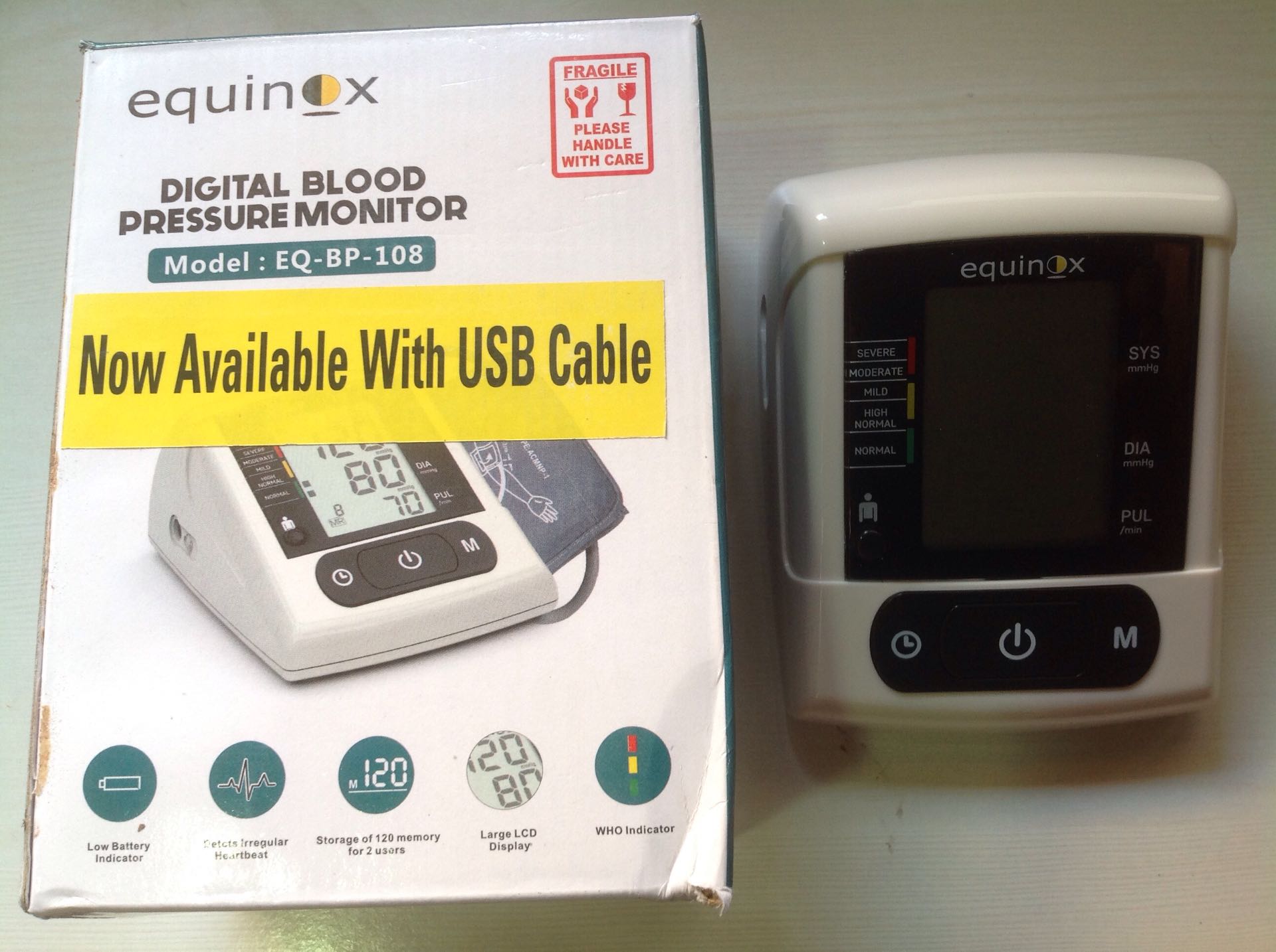 Digital Blood Pressure Monitor (EQ-BP-108)